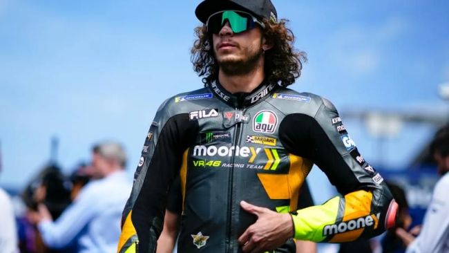 Retrato del piloto de MotoGP Marco Bezzecchi
